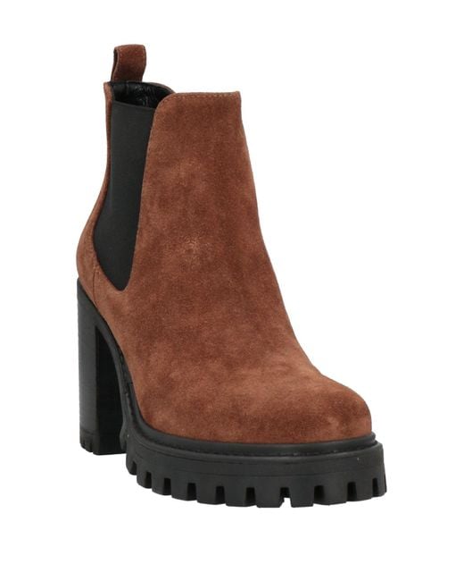 Pollini Brown Ankle Boots