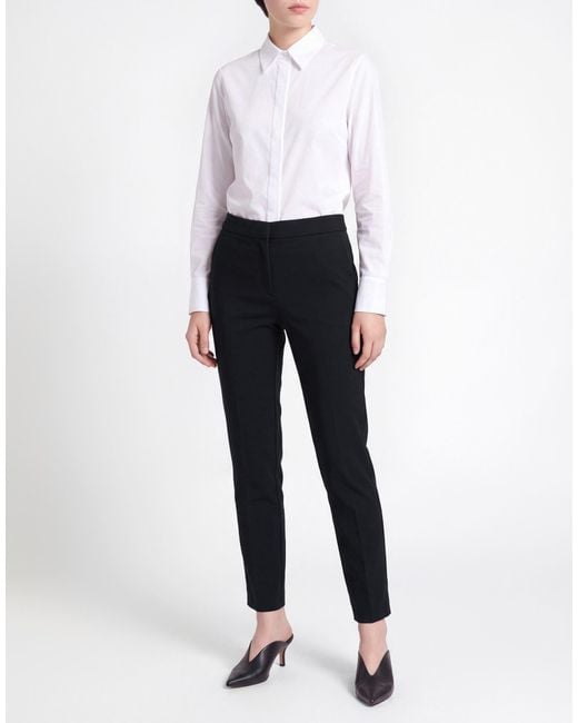 Manila Grace Black Pants Viscose, Polyamide, Elastane