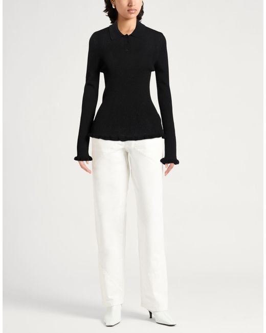 CECILIE BAHNSEN Black Sweater Merino Wool