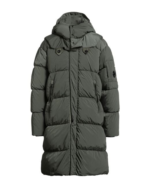 C P Company Gray Puffer Polyamide, Elastane for men