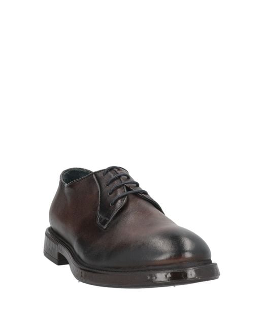 ARNOLD LAYNE Brown Lace-Up Shoes Leather for men