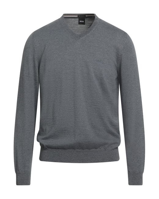 Pullover Boss pour homme en coloris Gray