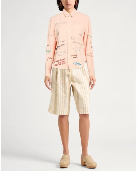 Mother Pink Denim Shirt