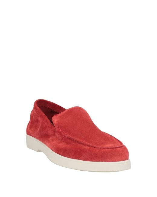 Mocassino di Moorer in Red da Uomo