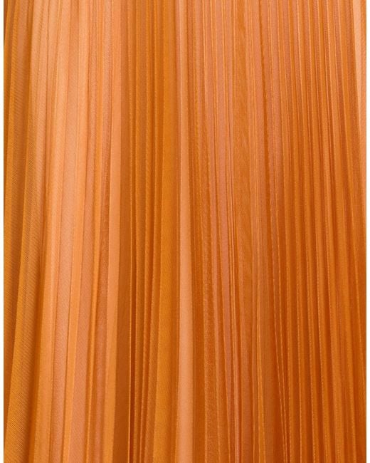 Twinset Orange Midi Skirts