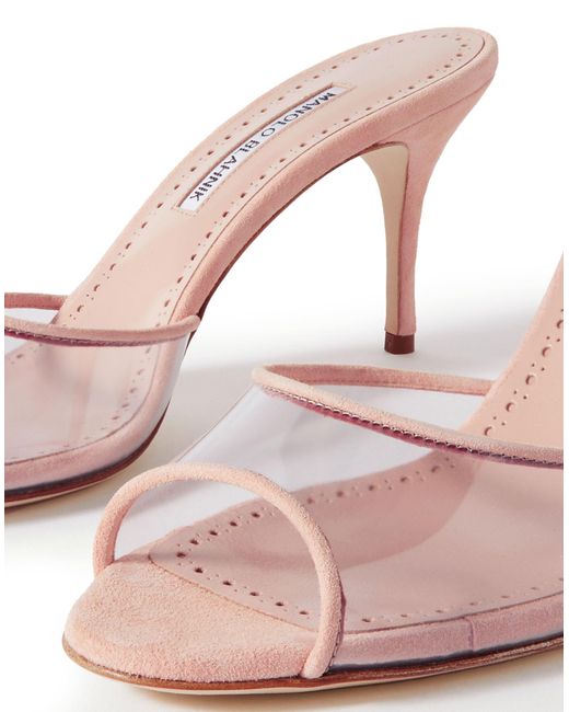 Manolo Blahnik Pink Sandale