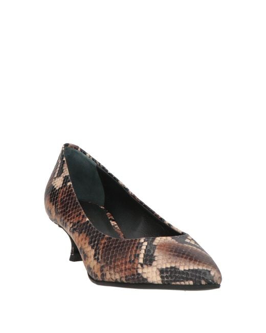 Barracuda Brown Pumps Leather