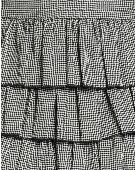Rochas Gray Mini Skirt