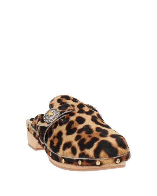 KATE CATE Brown Mules & Clogs Leather