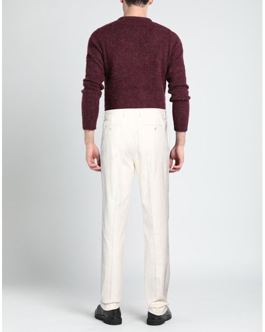 Pantalon Lardini pour homme en coloris White