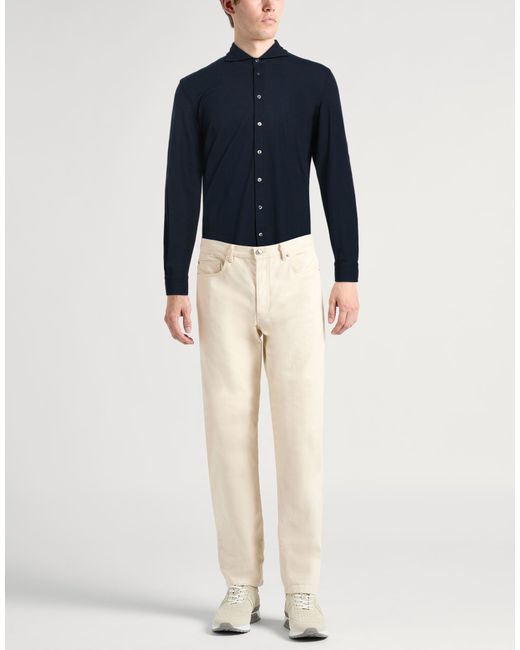 Barba Napoli Blue Shirt for men