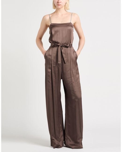 Peserico Brown Jumpsuit