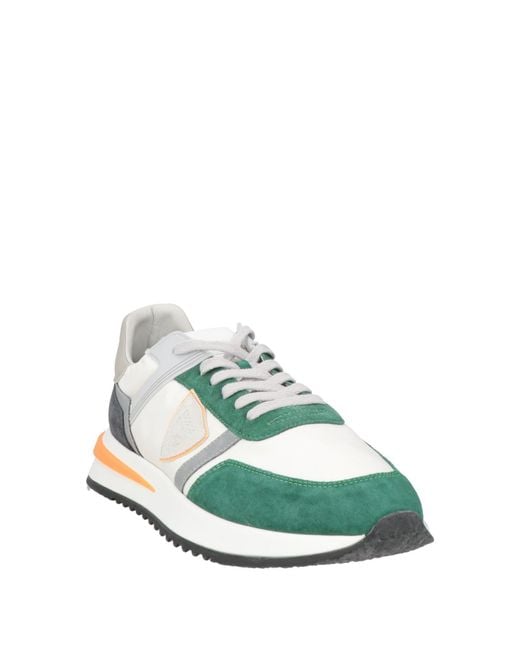Philippe Model Green Trainers for men