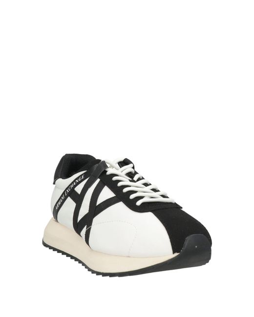 ARMANI EXCHANGE Black Sneakers Polyamide, Elastane for men
