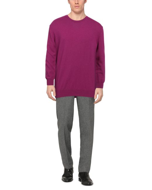 Alessandro Dell'acqua Purple Sweater for men