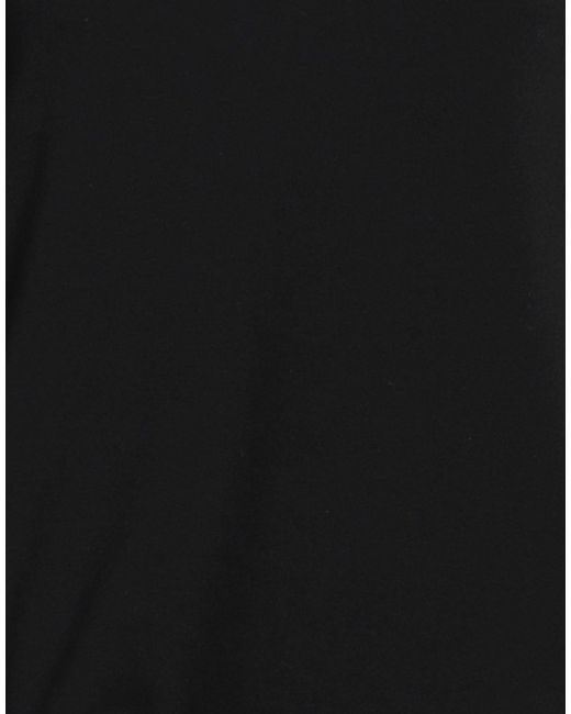 Alpha Studio Black Midi Dress Cotton, Elastane
