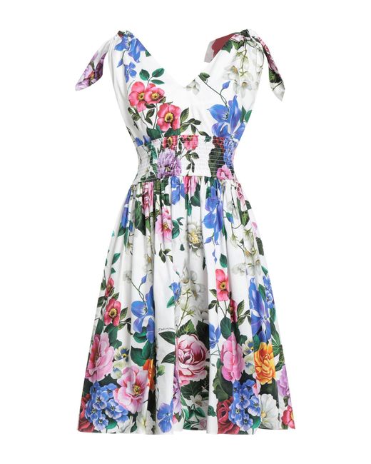 Dolce & Gabbana Women's Blue Midi Dress Cotton - www.ice4pros.com.br