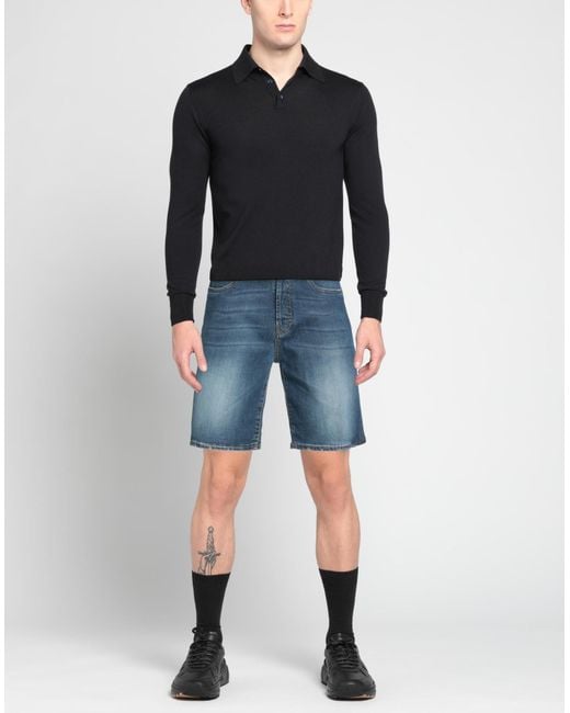 Liu Jo Blue Denim Shorts for men
