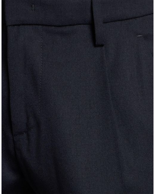 Dondup Blue Midnight Pants Wool, Elastane for men