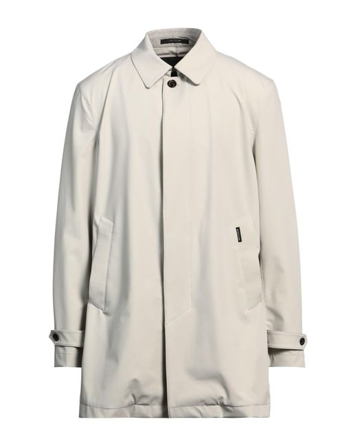 Montecore White Overcoat & Trench Coat for men