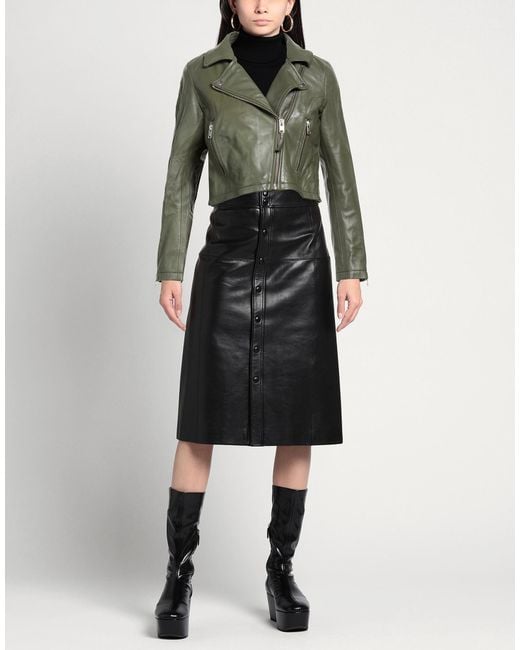 Bolongaro Trevor Green Millie Military Jacket Sheepskin