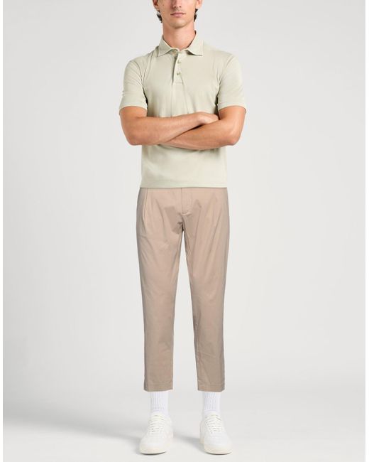 Dondup Natural Sand Pants Cotton, Polyamide, Elastane for men