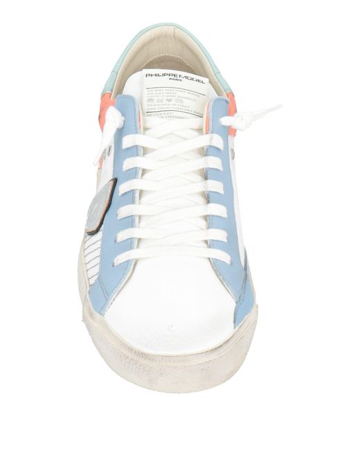 Philippe Model White Trainers for men