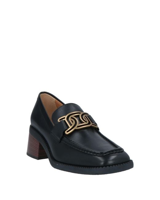Tod's Black Loafers