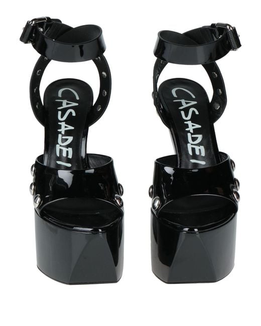 Casadei Black Sandals