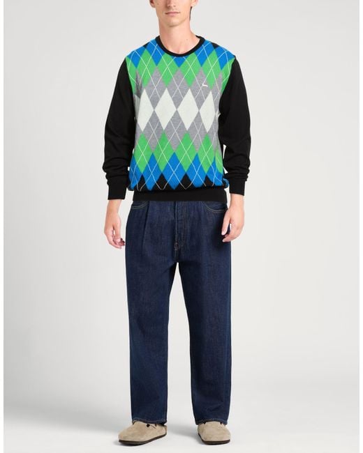 Harmont & Blaine Blue Sweater Cotton, Wool for men