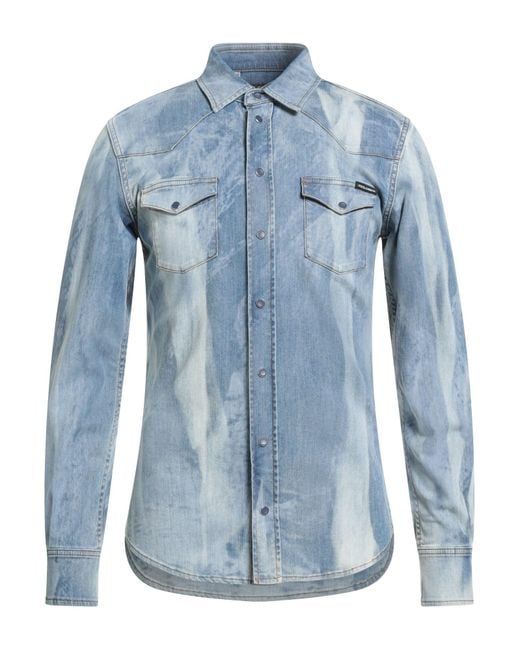 Chemise En Jean Dolce & Gabbana pour homme en coloris Blue