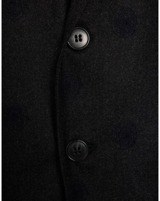 Brian Dales Black Suit Wool, Polyester for men