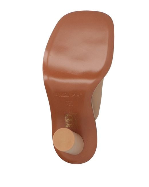 Ambush Brown Sand Sandals Leather