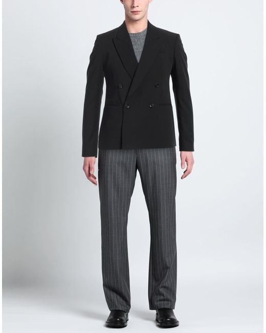 Reveres 1949 Black Blazer Polyester, Viscose, Elastane for men