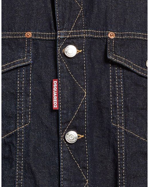 DSquared² Blue Denim Outerwear for men