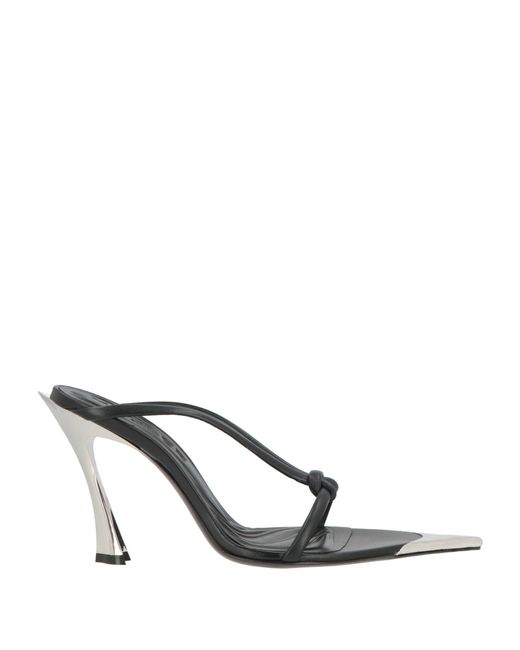 Mugler White Sandals