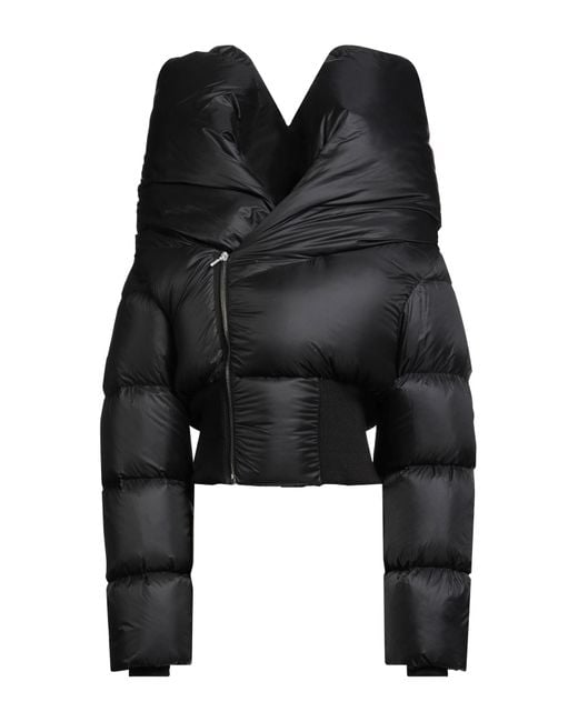 Rick Owens Black Puffer Polyamide for men