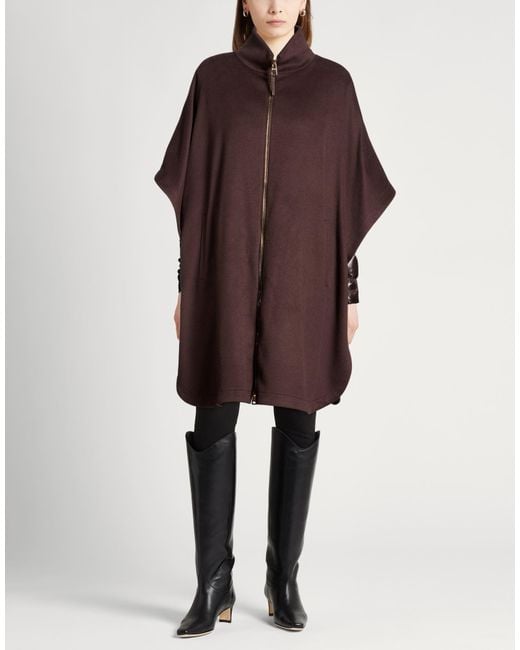 Herno Brown Chocolate Coat Virgin Wool
