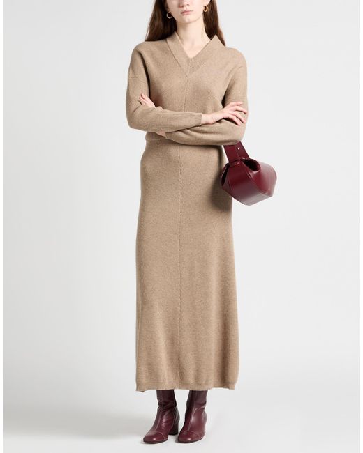 Brunello Cucinelli Brown Maxi Dress
