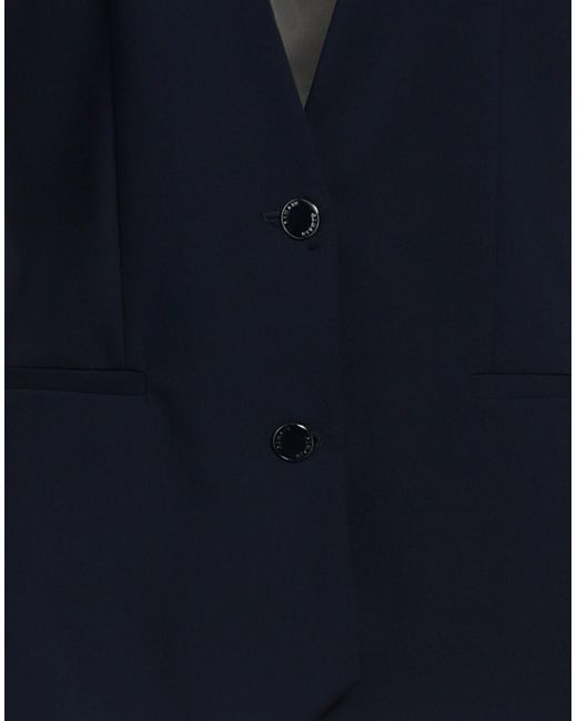 REMAIN Birger Christensen Blue Waistcoat