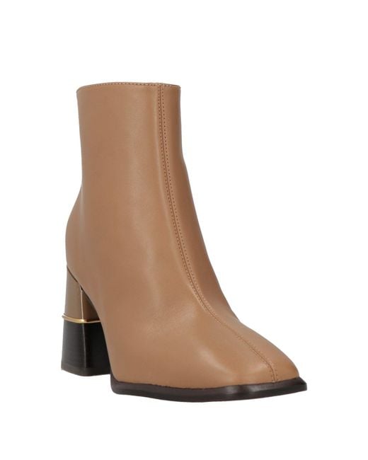 Tory Burch Brown Light Ankle Boots Leather