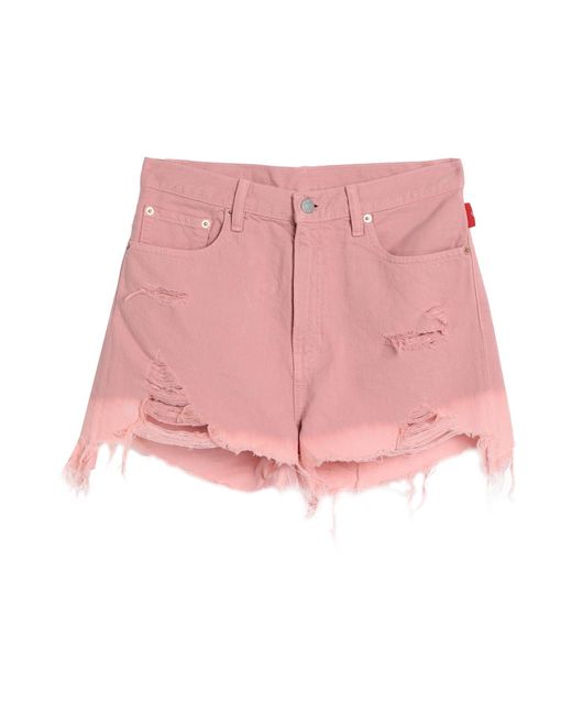 Denimist Pink Denim Shorts