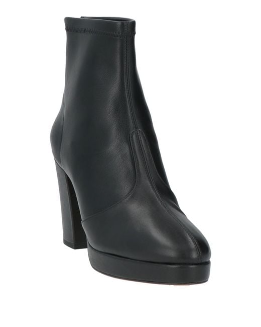 Lola Cruz Black Ankle Boots Textile Fibers