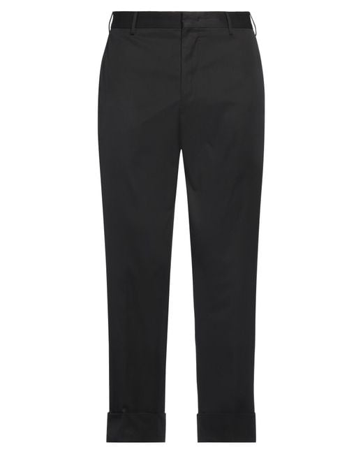 PT Torino Black Pants Cotton for men