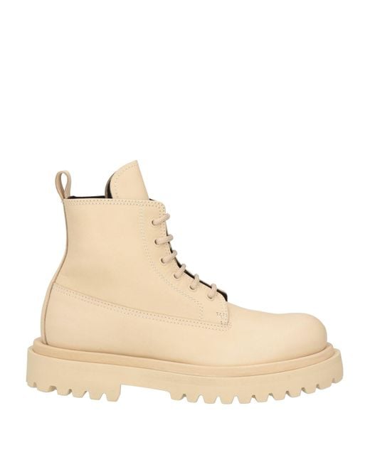 Officine Creative Natural Ankle Boots Leather