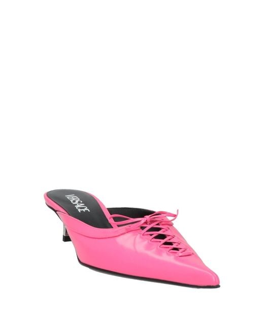 Versace Pink Mules & Clogs