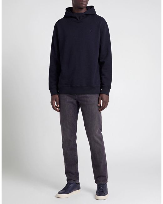 Dondup Blue Midnight Sweatshirt Cotton for men