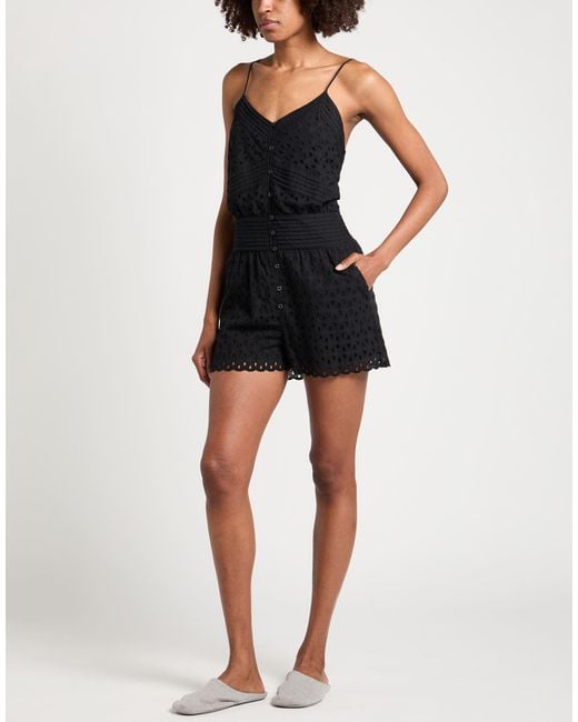 Patrizia Pepe Black Playsuits