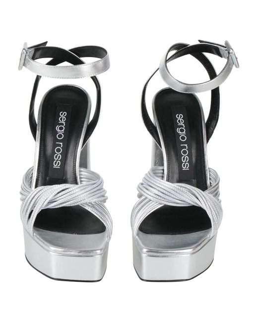 Sergio Rossi White Sandale