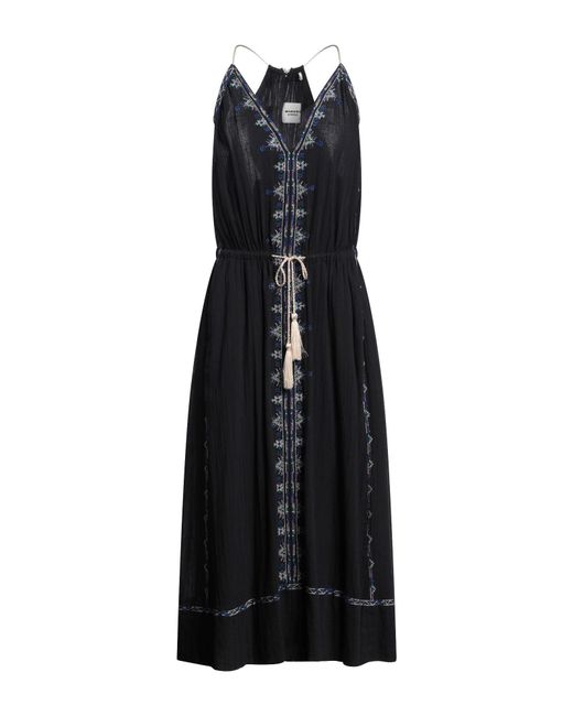 Isabel Marant Black Maxi Dress Organic Cotton